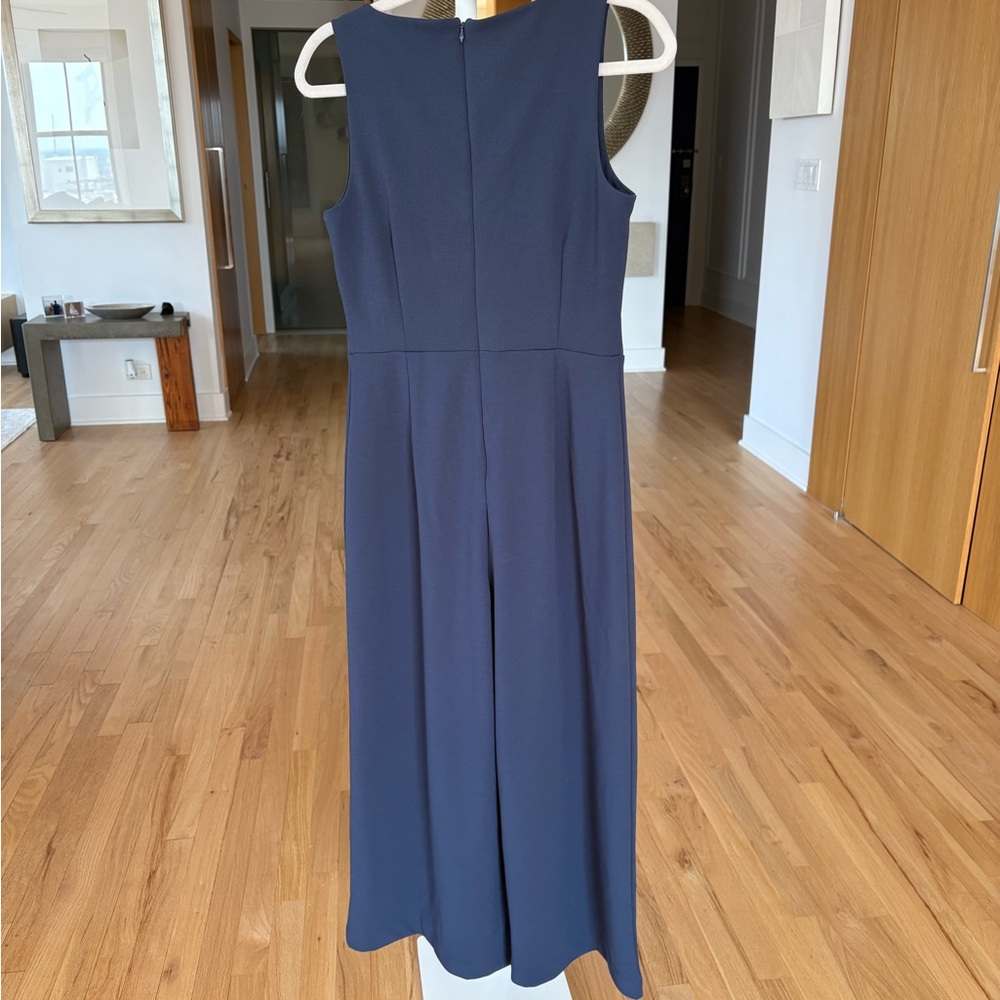 Banana Republic Classic Navy Sleeveless Jumpsuit